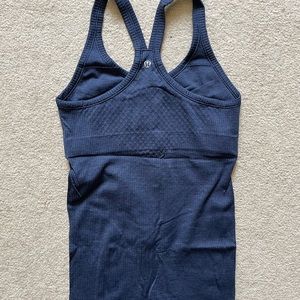Lululemon Ebb To Street Tank Navy Size 4